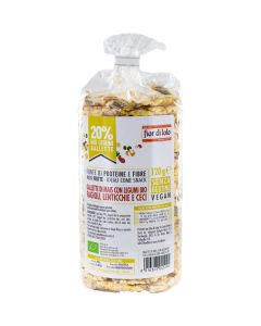 Gallette di mais con legumi 120g FIOR DI LOTO