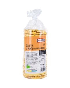 Gallette di mais granfragranza in tubo 130g FIOR DI LOTO