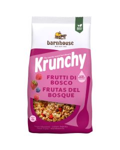 Granola ai frutti di bosco senza zucchero Krunchy Sun 375g BARNHOUSE