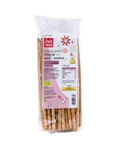 Grissini sottili al sesamo 125g BAULE VOLANTE