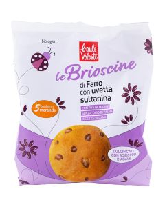 Le brioscine di farro con uvetta sultanina 5x40g Baule volante