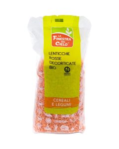 Lenticchie rosse decorticate 500g LA FINESTRA SUL CIELO