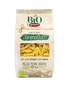Mezze penne rigate 500g BIOGRANORO