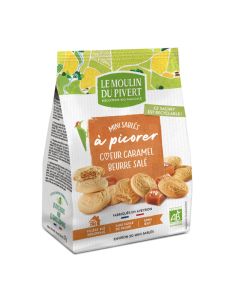 Mini cookie al caramello e burro salato 170g LE MOULIN DU PIVERT