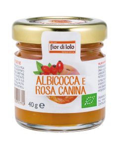 Minicomposta albicocca e rosa canina 40g FIOR DI LOTO
