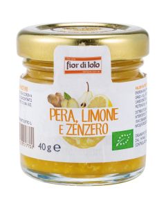 Minicomposta pera, limone e zenzero 40g FIOR DI LOTO