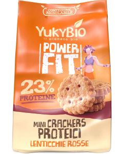 MiniCrackers Proteici Lenticchie 150 G YUKYBIO