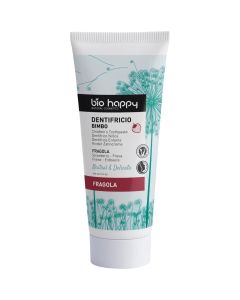 Natural & delicate - dentifricio bimbo alla fragola 75g BIO HAPPY