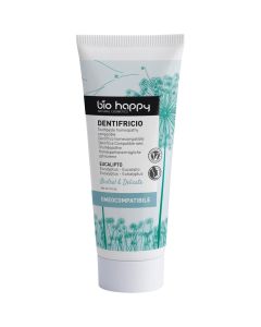 Natural & delicate - dentifricio omeocompatibile all'eucalipto 75g BIO HAPPY