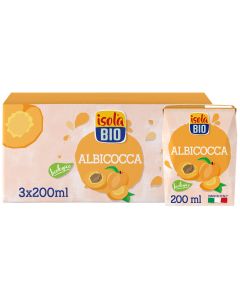 Nettare di Albicocca 3x200ml Isola Bio