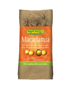 Noci di Macadamia tostate e salate 50g Rapunzel