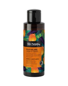 Olio solare corpo e capelli mango e carota nera 100ml BIO HAPPY