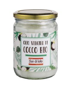 Olio vergine di cocco 450ml Fior di Loto