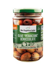 Olive nere denocciolate in salamoia 280g BIO ORGANICA ITALIA