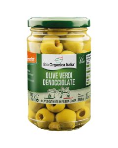 Olive verdi denocciolate in salamoia 280g BIO ORGANICA ITALIA