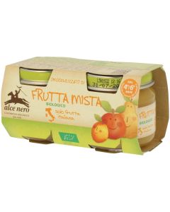 Omogeneizzato di frutta mista 2x80g ALCE NERO