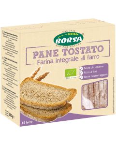 Pane tostato di farina integrale di farro 250g BORSA