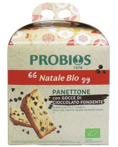 Panettone bio con Gocce di Cioccolato Fondente 500g Probios