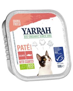 Paté per gatti salmone e alghe 100g YARRAH