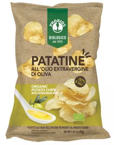 Patatine con Olio Extravergine di Oliva 40g Probios