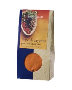 Pepe di Cayenna piccante macinato 40gr Sonnentor 