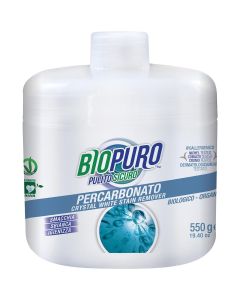 Percarbonato Bio in polvere ossigeno attivo 550g Biopuro