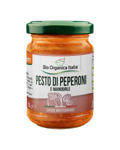 Pesto di peperoni e mandorle 130g BIO ORGANICA ITALIA
