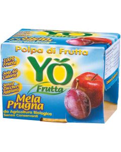 Polpa mela e prugna 2x100g YO FRUTTA