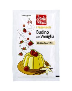 Preparato in polvere per Budino alla Vaniglia Vegan Senza Glutine 31g BAULE VOLANTE