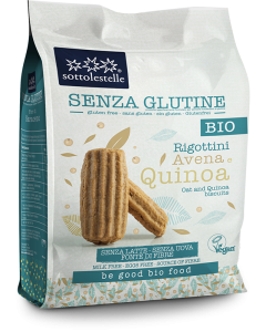 Rigottini di Avena e Quinoa Senza Glutine Vegan 250g Sottolestelle