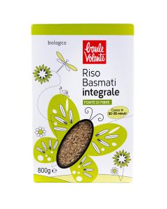 Riso Basmati Integrale 800g Baule Volante