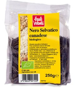 Riso nero selvatico canadese 250g BAULE VOLANTE