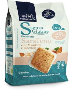 Rusticotti di Grano Saraceno mandorle e nocciole 250 G SOTTOLESTELLE