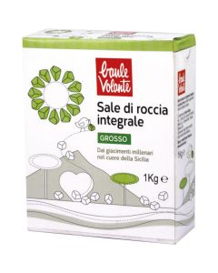 Sale di Roccia integrale grosso 1kg BAULE VOLANTE