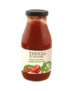 Salsa di pomodoro ciliegino piccante 250g TERRE E TRADIZIONI