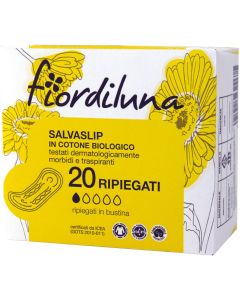 Salvaslip in cotone Biologico 20pz Fiordiluna