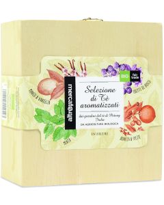 Selezione di Tè aromatizzati Scatola Regalo 40 bustine Altromercato