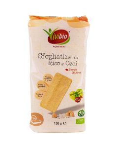 Sfogliatine di riso e ceci 150g VIVIBIO