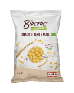 Snack di riso e mais 50g Biocroc