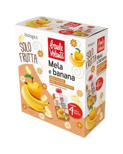 Solo Frutta Mela e Banana 4x100gr Baule Volante