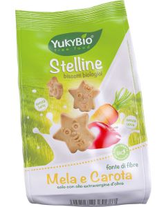 Stelline con Mela e Carota 120 G YUKYBIO
