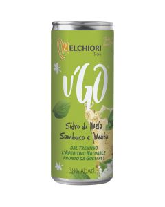 U'go sidro di mela sambuco e menta 330ml MELCHIORI
