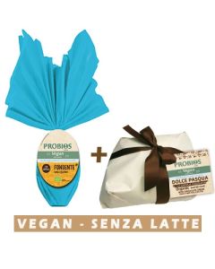 Uovo di pasqua Fondente Vegan + Dolce di Pasqua Crema Cioccolato Vegan