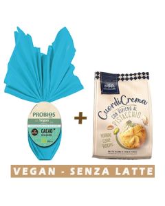 Uovo di Pasqua Vegan + Cuordicrema con Crema al Pistacchio