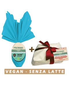 Uovo di Pasqua Vegan + Dolce Pasqua Farro con Gocce Cioccolato Vegan