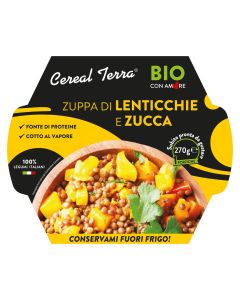 Zuppa di Lenticchie e Zucca 270gr Cereal Terra