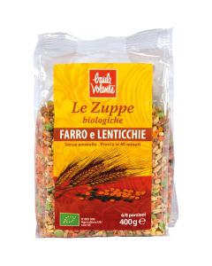 Zuppa farro e lenticchie 400g BAULE VOLANTE