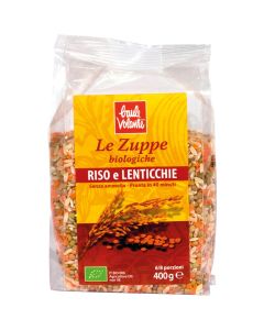 Zuppa riso e lenticchie 400g BAULE VOLANTE