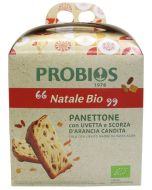 Panettone bio con Uvetta e Scorza d'Arancia Candita 500g Probios