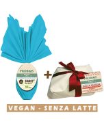 Uovo di Pasqua bianco Vegan + Dolce di Pasqua Farro e Cioccolato vegan